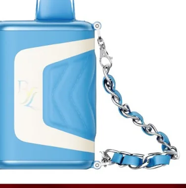 RAZ RYL Classic 35K Blue Raz Ice flavor 35000 puff leather purse disposable vape at iSmokee smoke shop Orlando and Kissimmee