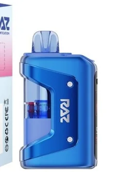 RAZ VUE 50K Blue Raz Ice flavor 50000 puff pod-swap disposable vape at iSmokee smoke shop Orlando and Kissimmee