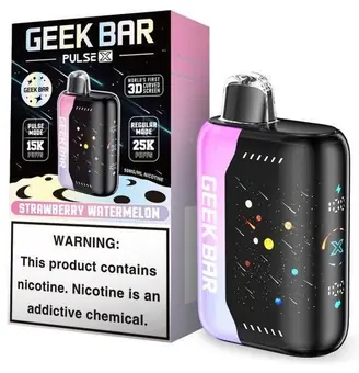 Geek Bar Pulse X Strawberry Watermelon flavor 25000 puff disposable vape at iSmokee smoke shop Orlando and Kissimmee