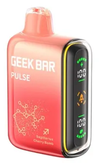Geek Bar Pulse 15K Cherry Bomb flavor 15000 puff disposable vape at iSmokee smoke shop Orlando and Kissimmee