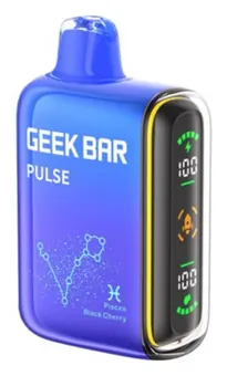 Geek Bar Pulse 15K Black Cherry flavor 15000 puff disposable vape at iSmokee smoke shop Orlando and Kissimmee