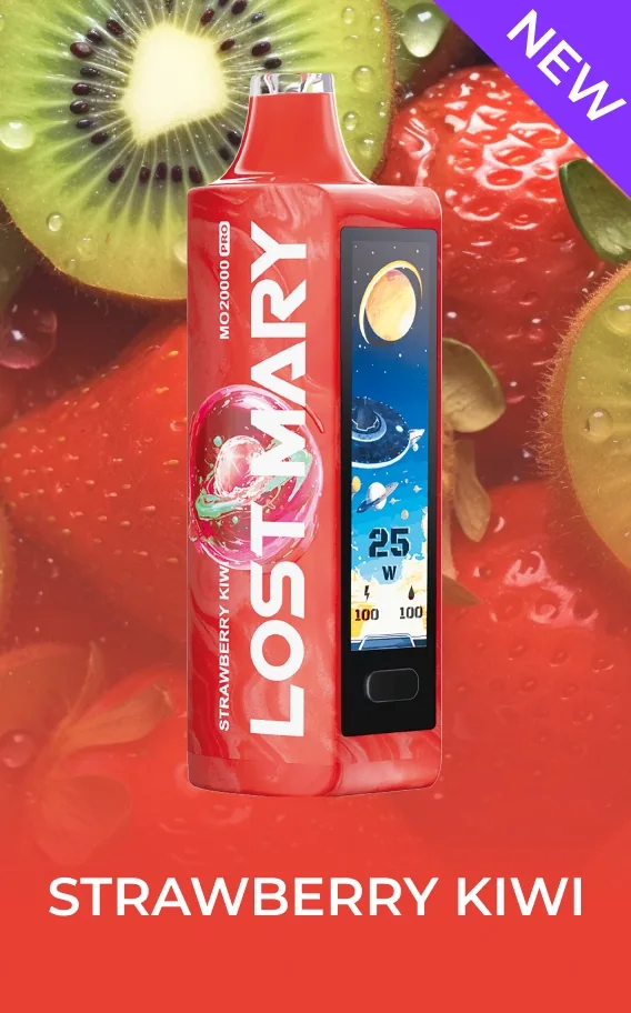 Lost Mary MO20000 Pro Space Edition, available in Pina Colada, Strawberry Kiwi and Pineapple Ice flavors near Disney World