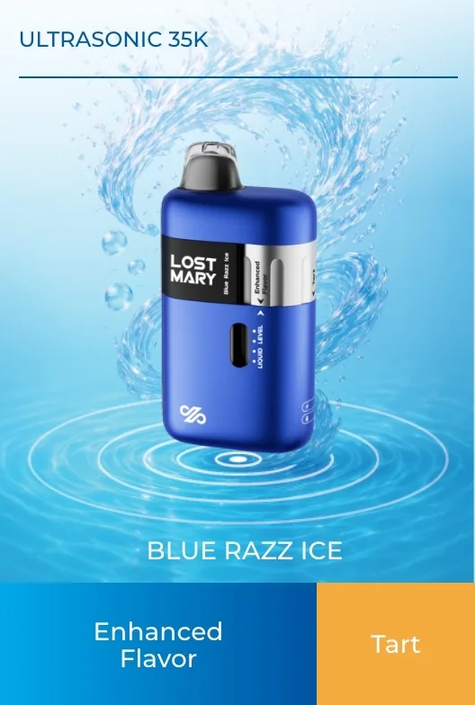 Lost Mary Ultrasonic 35K Blue Razz Ice flavor at iSmokee near Disney World