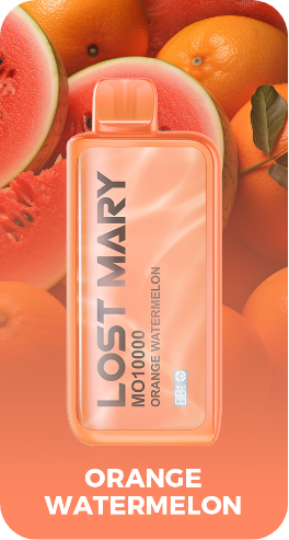 Lost Mary MO10000 Orange Watermelon flavor vape near Disney World Orlando