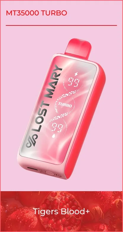 Lost Mary MT35000 Turbo Tigers Blood flavor disposable vape in Orlando